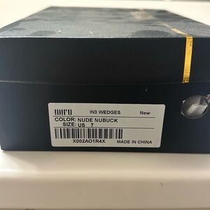 NWT Nude wedge size 7